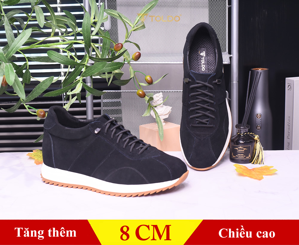 Giày cao 8cm da lộn 1